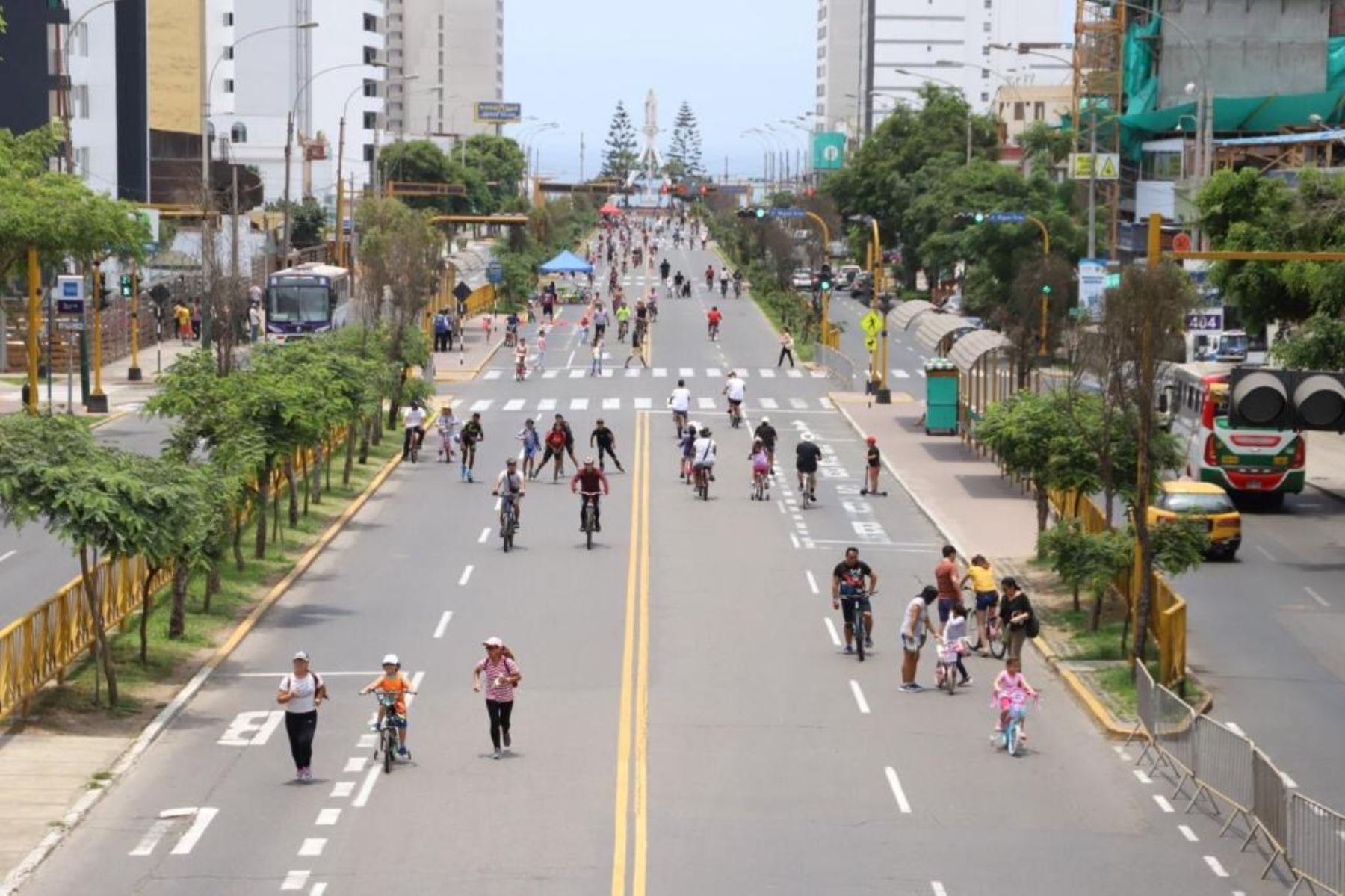 Magdalena: Av. Brasil volverá a ser exclusiva para peatones y ciclistas desde este domingo. Foto: Cortesía