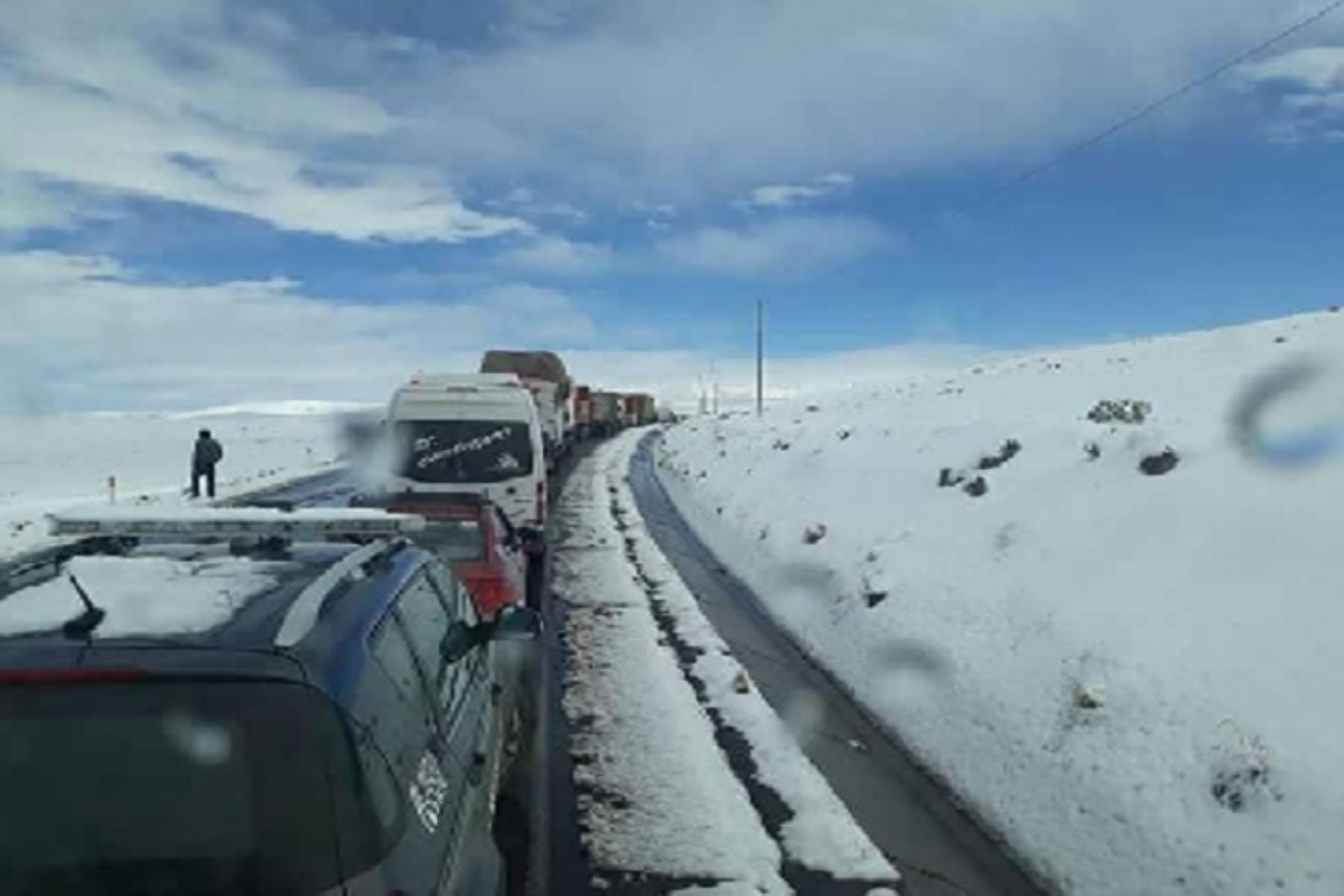 Según las imágenes satelitales del Senamhi, la cobertura de nieve alcanzó 29,867 kilómetros cuadrados en el territorio de la región Puno.