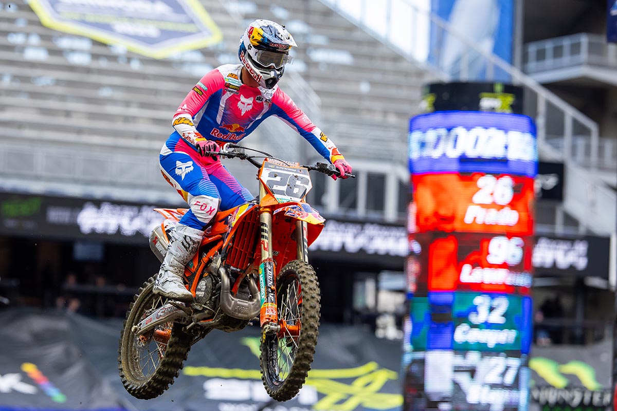 La caída de Jorge Prado en Seattle marca la noche en la que KTM volvió a ganar con Tomac