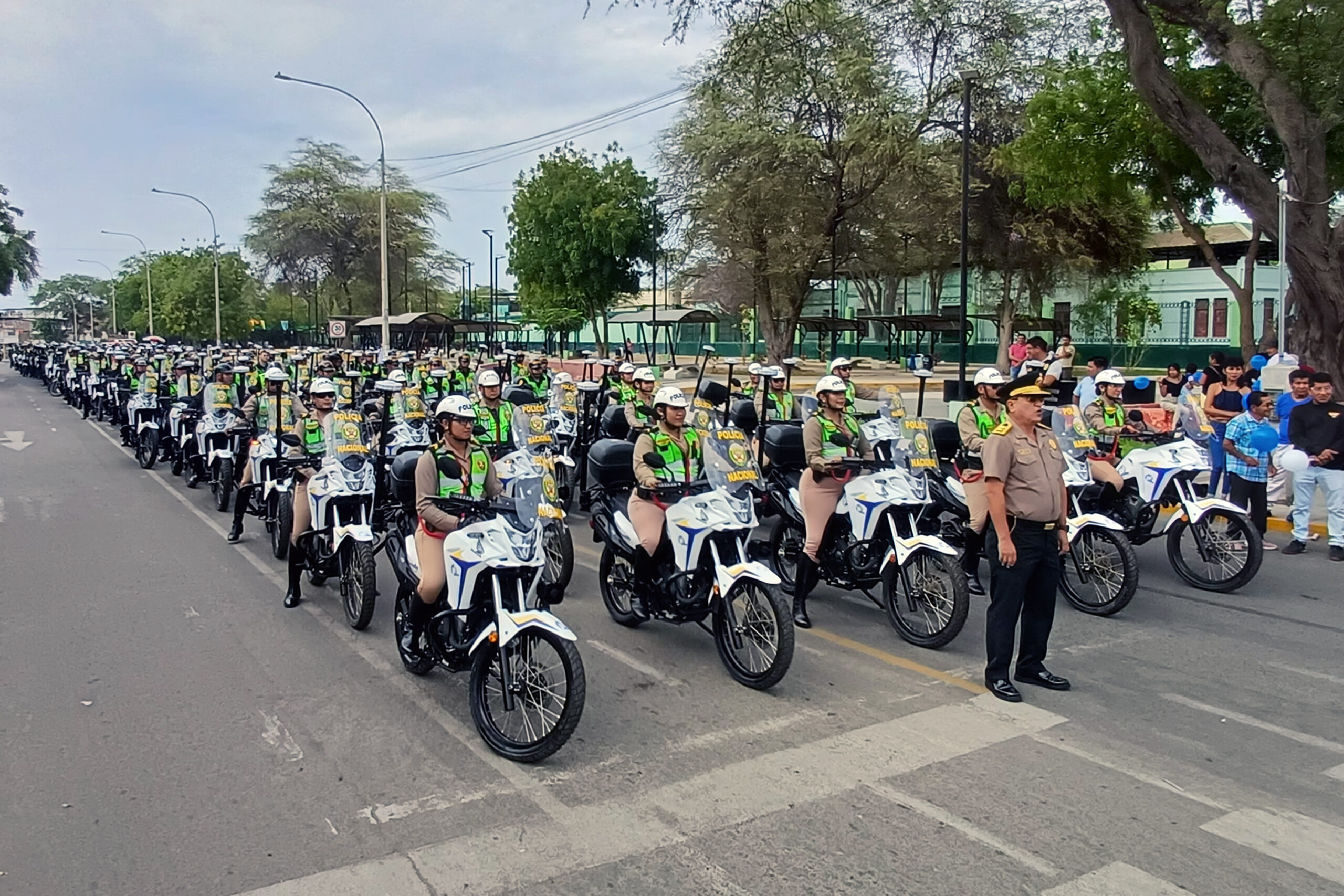 Policía Nacional recibe 150 motos nuevas para luchar contra el crimen en todas sus modalidades en Piura - Noticias - Ministerio del Interior - Plataforma del Estado Peruano