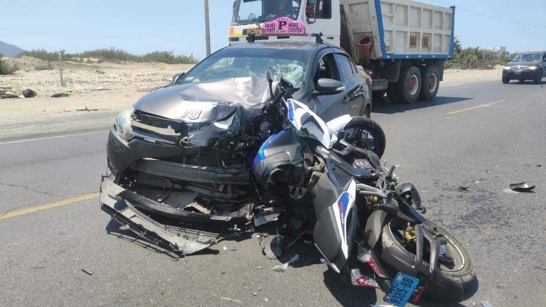 Accidente en Nuevo CHIMBOTE: choque entre moto y auto dejan un herido »  TodoNorte | Noticias de última hora en Trujillo, La Libertad, Perú y del  mundo.