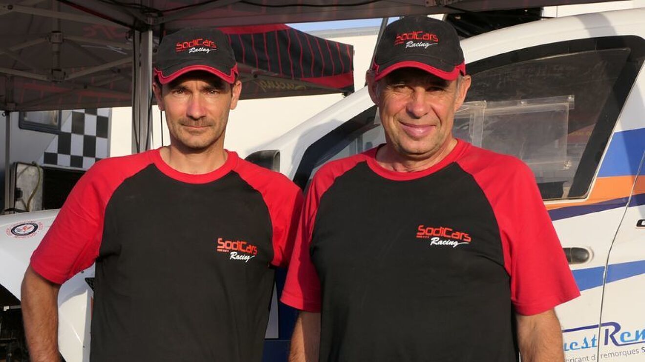 Mayeul Barbet y Philippe Boutron, antes del accidente en los días...