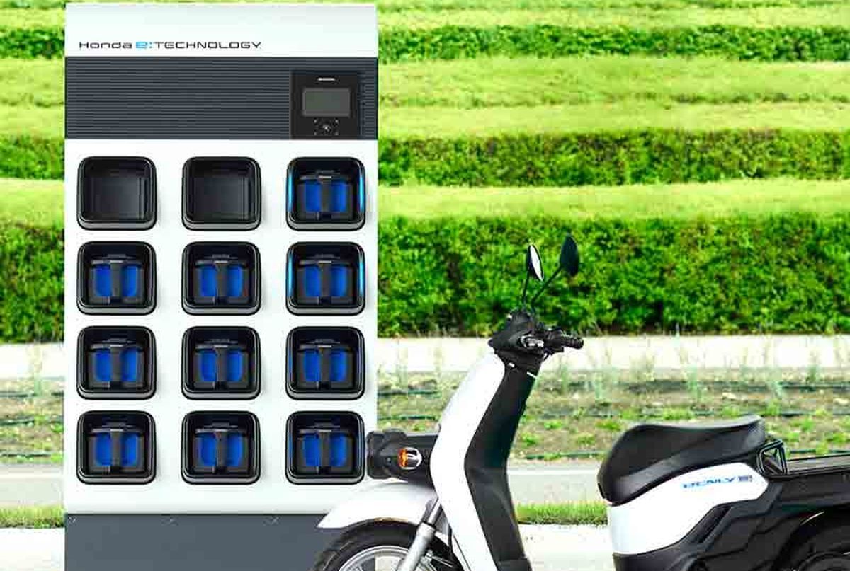 Ya funcionan las estaciones de baterías de Honda