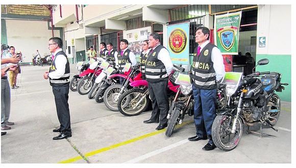Policía logra recuperar 9 motos robadas en Chanchamayo y Pasco | EDICION | CORREO