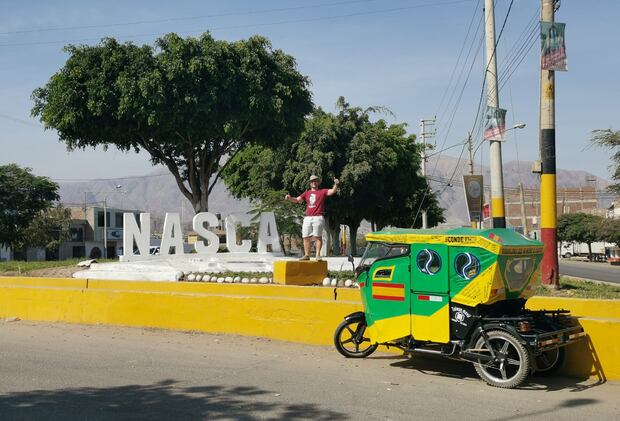 En Nasca, una de las primeras paradas.