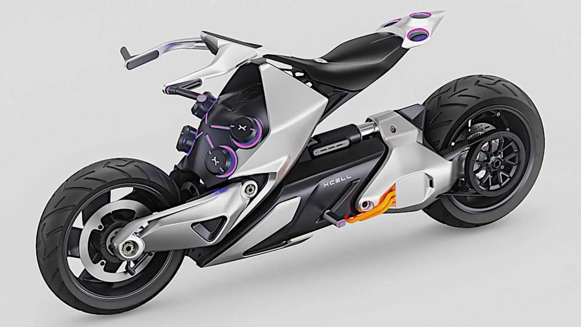 Un cuadro en forma de "Z" que se adapta a su conductor, para hacer más preciso el manejo. Una cualidad distintiva de la moto XCELL