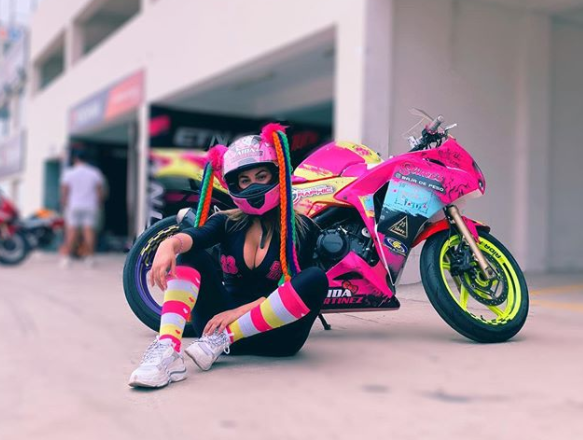 Aída Martínez fotos antes y después de la bella modelo arequipeña y piloto de moto | Instagram oficial | Video | El Popular
