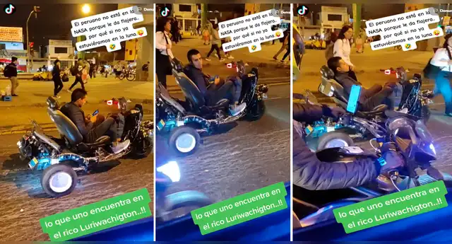 Usuarios quedaron sorprendidos por el resultado de la moto. Foto: composición LOL/TikTok/@Rubenblu1