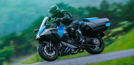 La Kawasaki HySE ha completado numerosos test desde que este prototipo se presentó a finales de 2023.