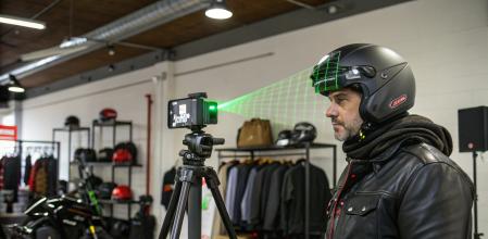 La máxima personalización del interior del casco gracias a un escáner 3D.