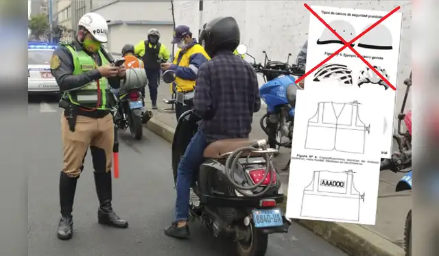 Marcha de motos HOY antes rechazo a la nueva norma de chalecos con placa obligatorios | hnews | Sociedad | La República