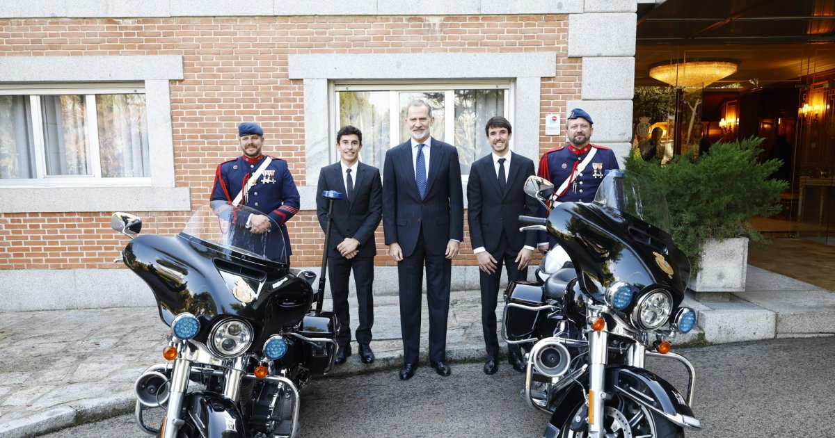 Casa Real: El Rey ?recibe a los hermanos Marc y Álex Márquez tras sus  últimos triunfos