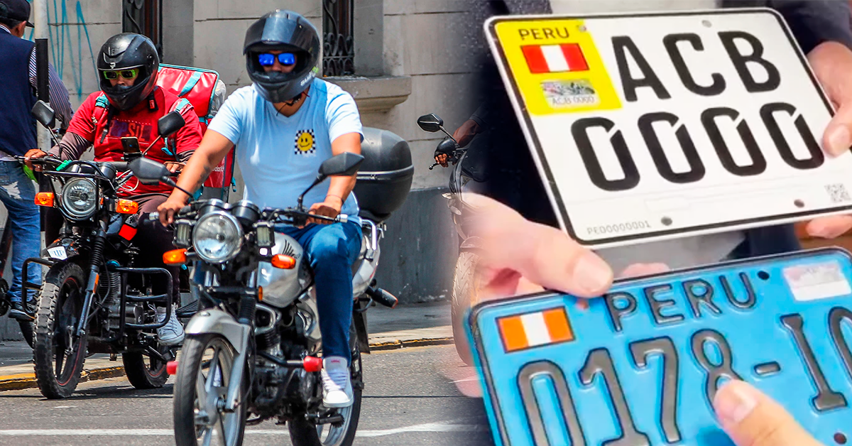 Atención motociclistas! Desde HOY es obligatorio el uso de placas con chip para motos en el Perú - Exitosa Noticias