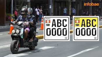 Así cambiarán las placas para motos, mototaxis y otros vehículos tras la actualización del reglamento del MTC - Infobae