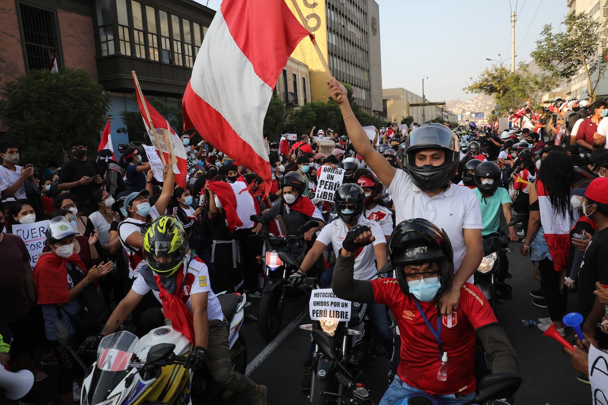 Protesta de motociclistas