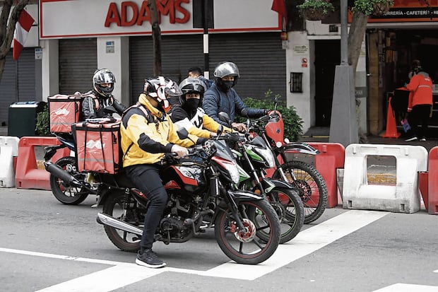 Delivery en moto | Miraflores: 2,000 motorizados fueron empadronados con código QR | Carlos Canales | PERU | GESTIÓN