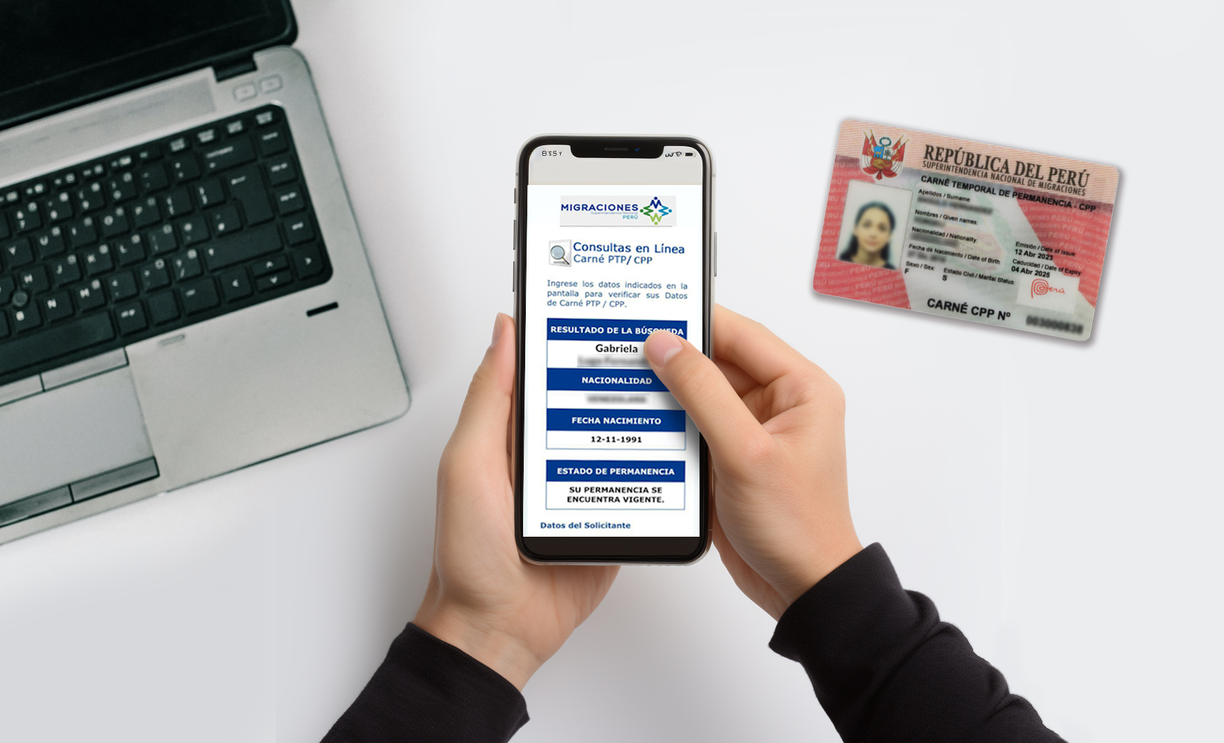 Conoce cómo verificar los carnés emitidos por Migraciones para los  extranjeros regulares - Noticias - Superintendencia Nacional de Migraciones  - Plataforma del Estado Peruano