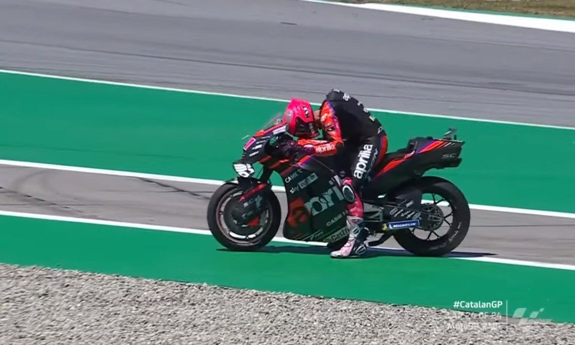 Aleix Espargaro Blunder di Balapan Kandang MotoGP Catalunya 2022, Finish  Sebelum Waktunya - Tentang Pamekasan
