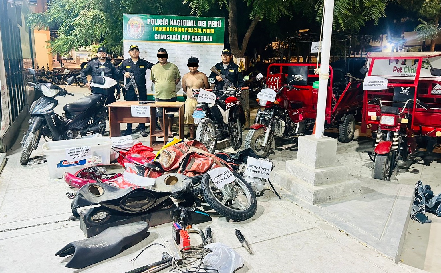 Piura: Policía halla y recupera vehículos menores hurtados - Noticias - Policía Nacional del Perú - Plataforma del Estado Peruano