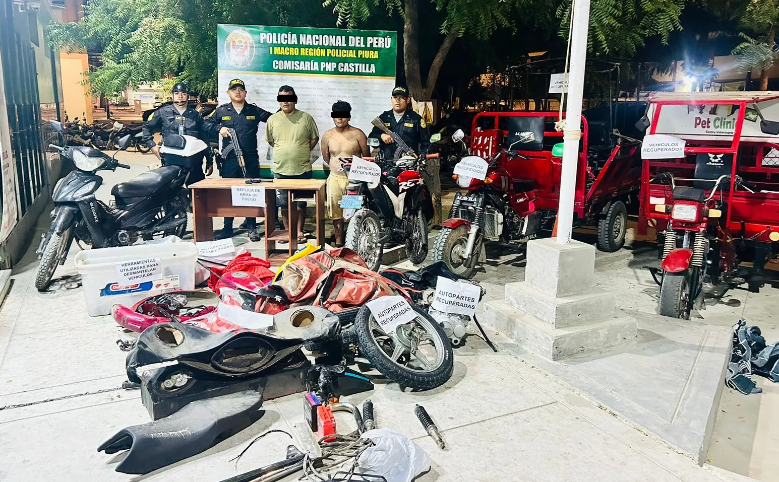 Piura: Policía halla y recupera vehículos menores hurtados - Noticias - Policía Nacional del Perú - Plataforma del Estado Peruano