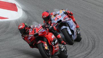 Sin sanción para Bagnaia y Márquez por ser “incidente de carrera” - AS.com