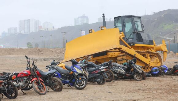 Magdalena: destruyen en la Costa Verde más de 20 motocicletas incautadas en diferentes operativos | Francis Allison | Delincuencia | Últimas | LIMA | EL COMERCIO PERÚ