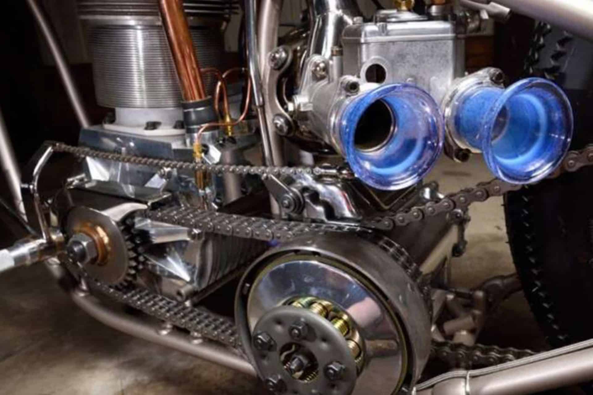 Al Hackel Custom Chopper motor radial