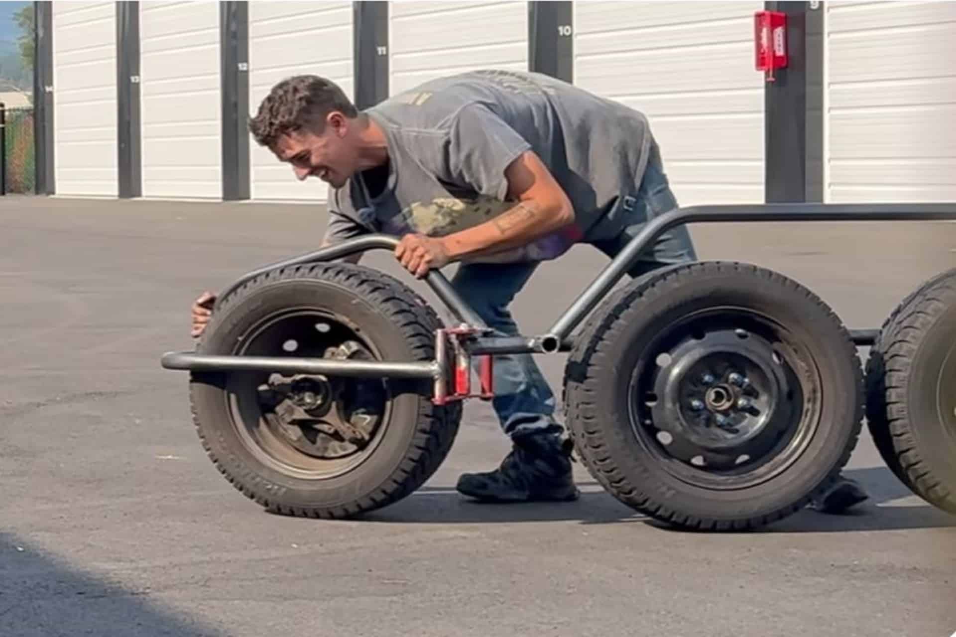 Como fabricar una moto de 4 ruedas en línea paso a paso