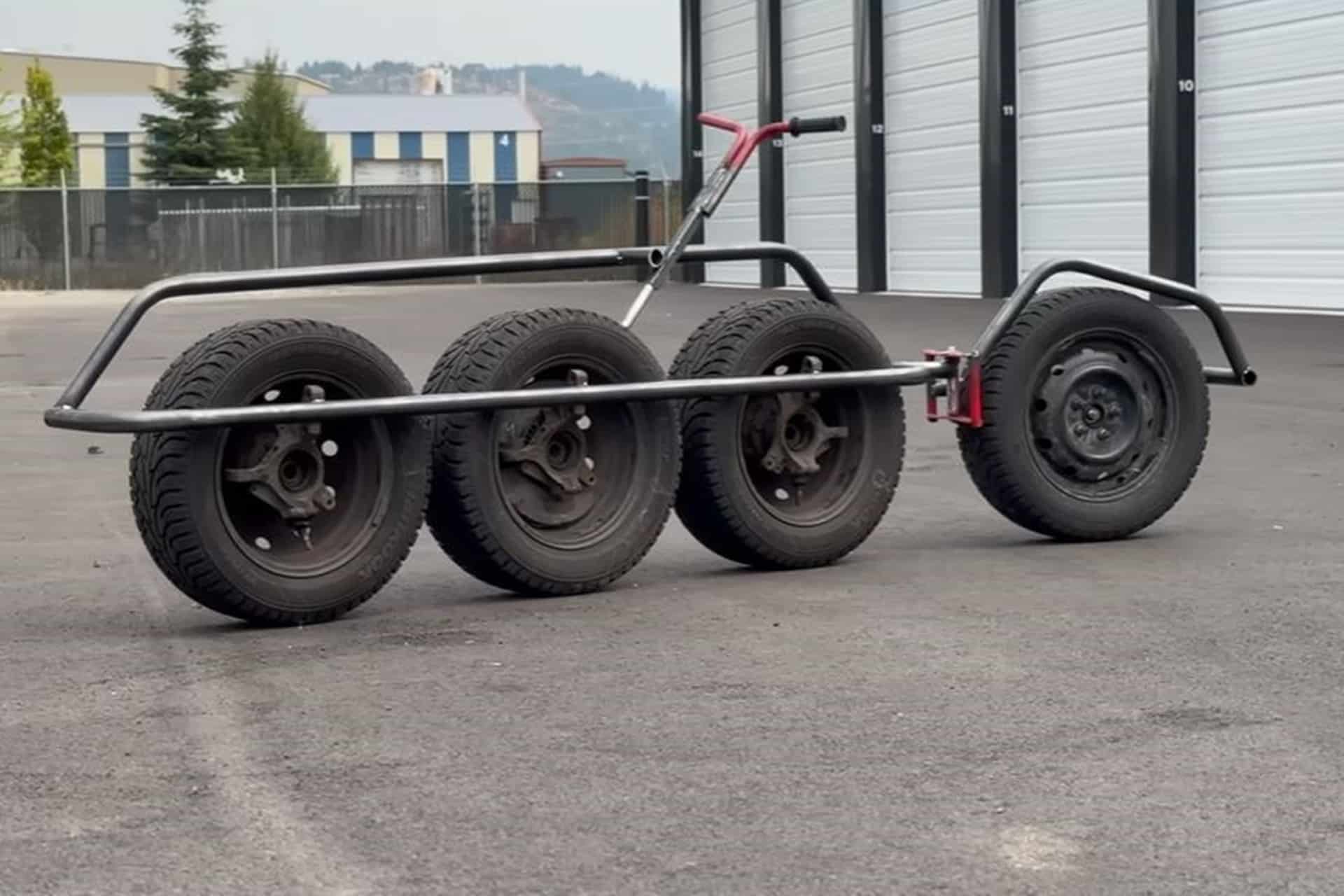 Como fabricar una moto de 4 ruedas en línea paso a paso