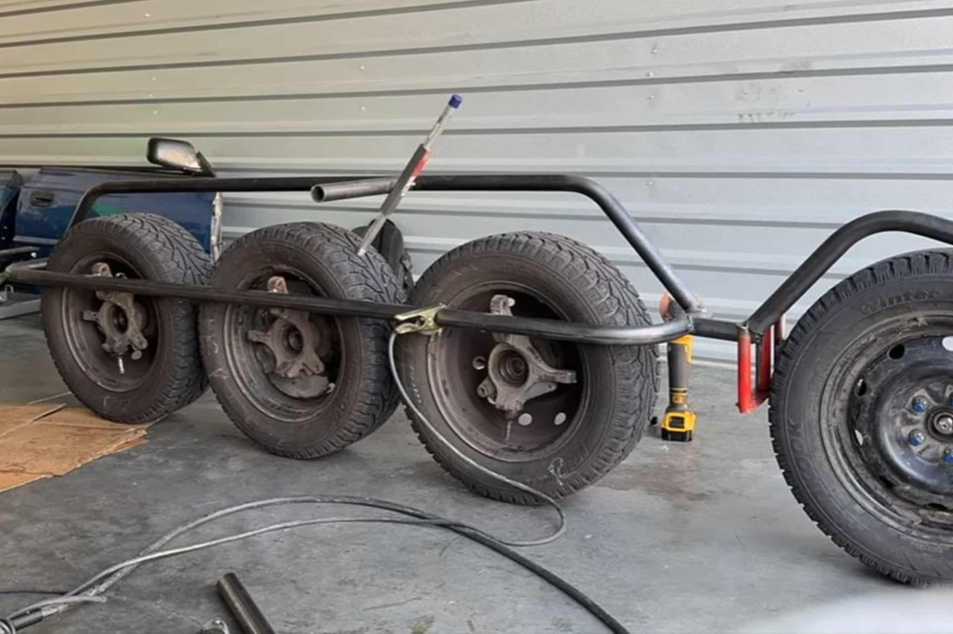 Como fabricar una moto de 4 ruedas en línea paso a paso