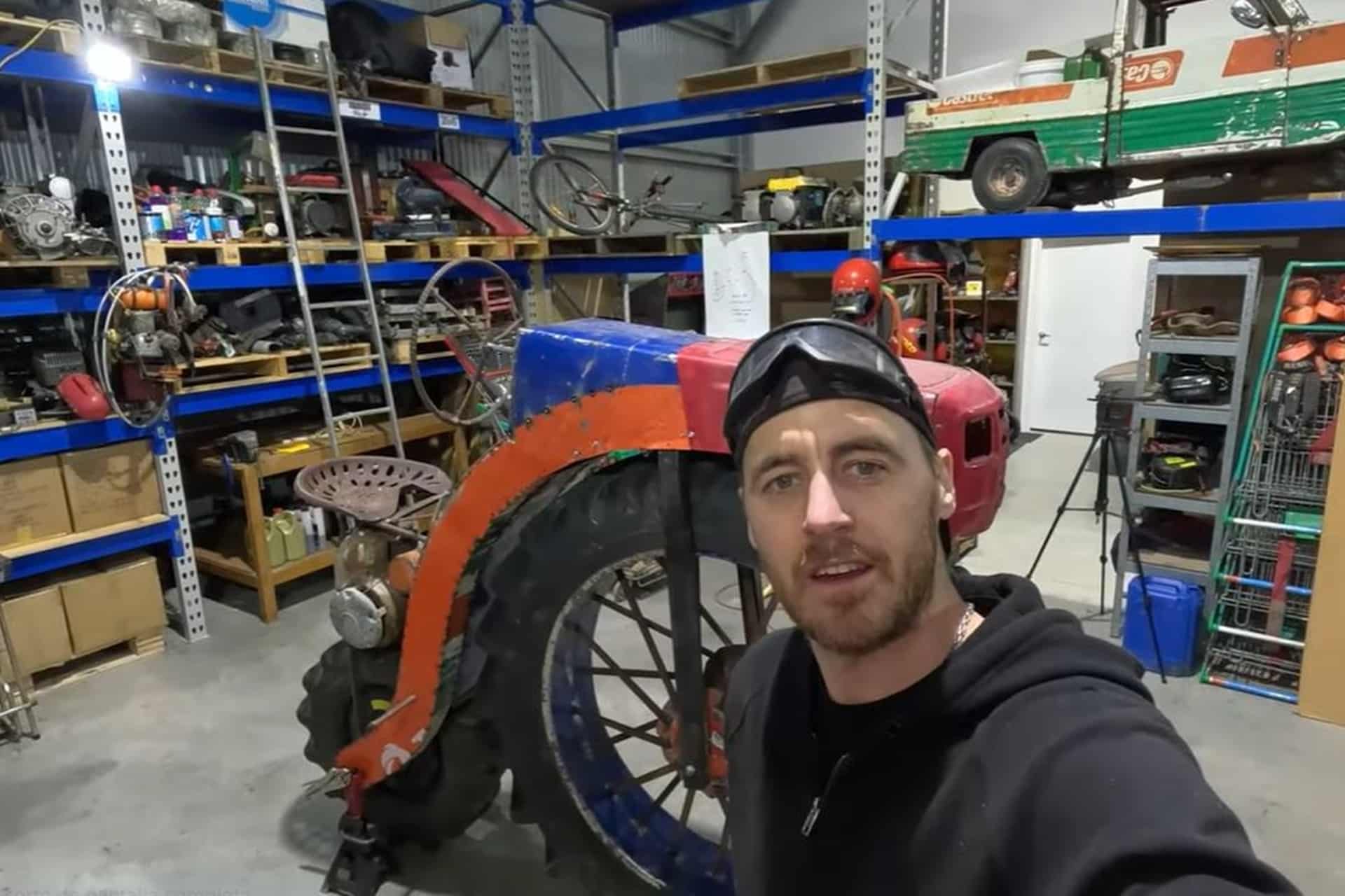 La "moto-tractor" existe y da impresión solo mirarla…
