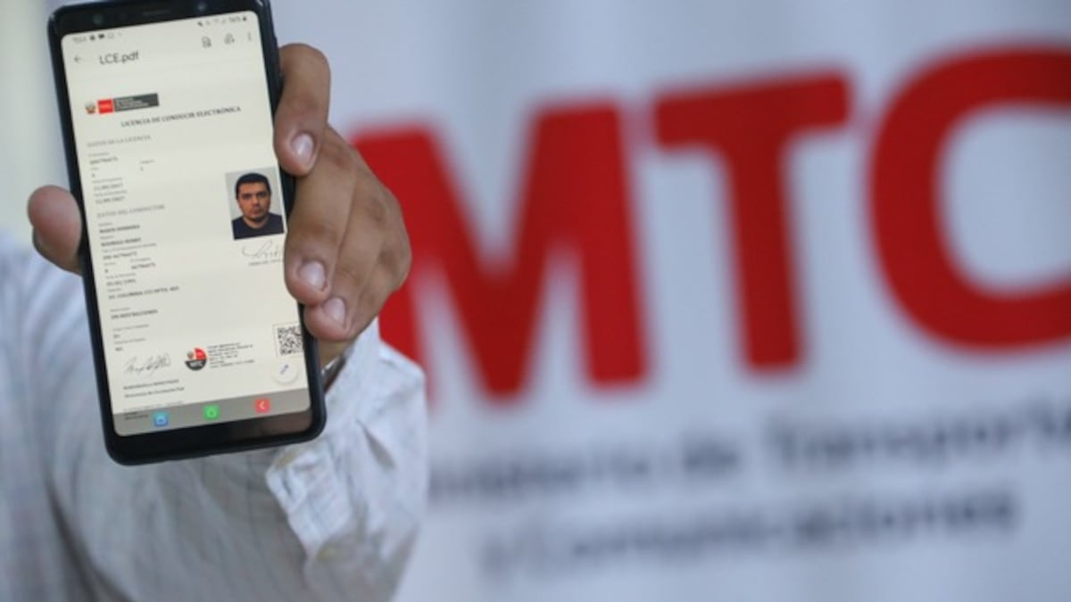 MTC Brevete: ¿cuáles son las ventajas de la licencia de conducir electrónica?  rmmn | PERU | GESTIÓN