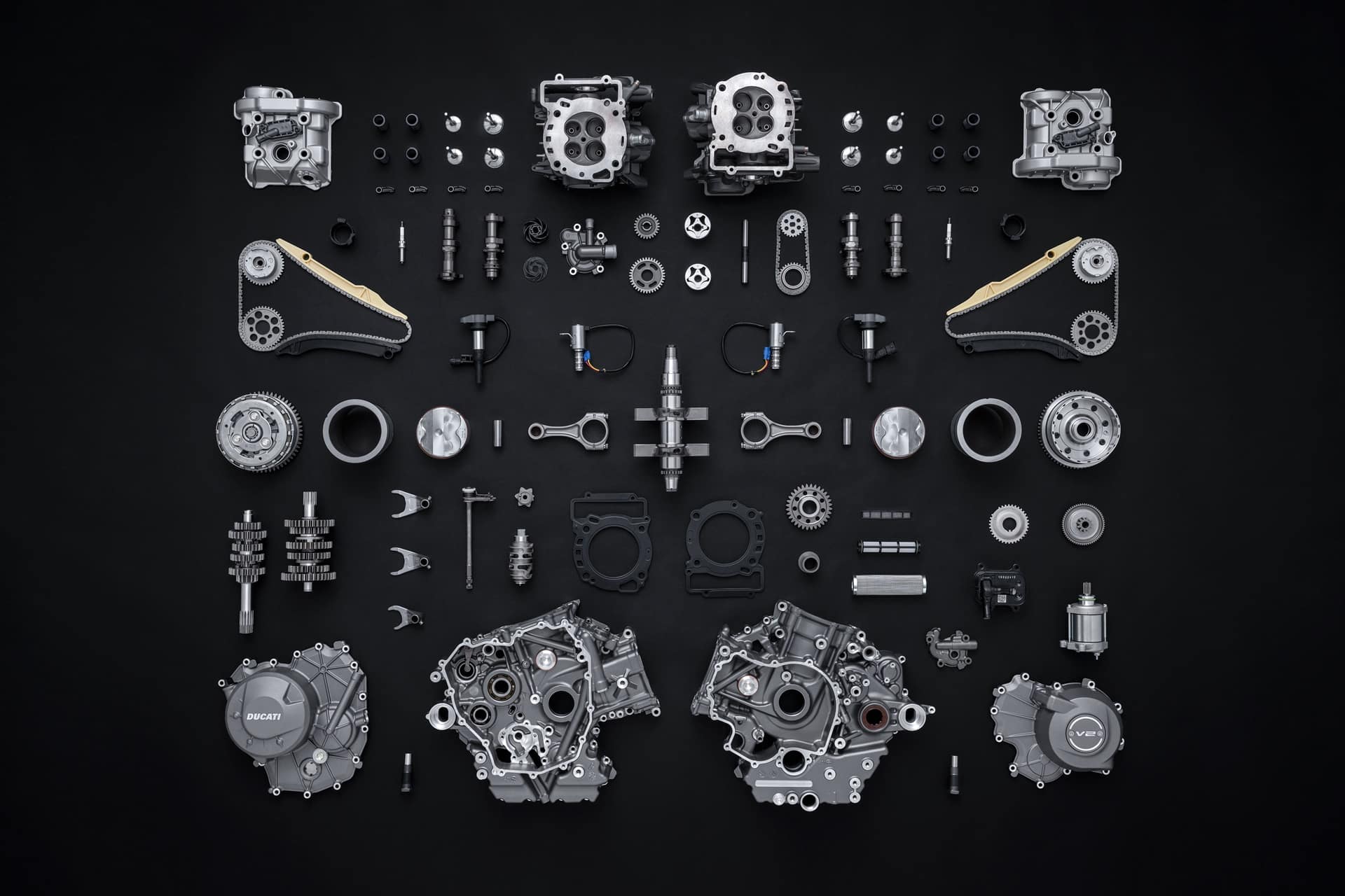Nuevo motor Ducati V2 2025