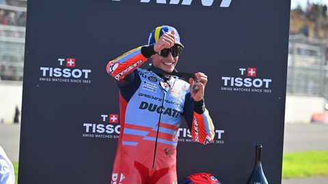 Marc Márquez se fija un objetivo para el final de temporada tras acabar con  la moto en llamas