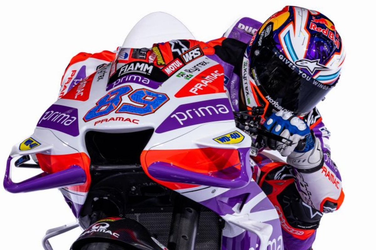 Jorge Martín con la Ducati Desmosedici GP23 de Pramac (FOTO: Pramac Racing)