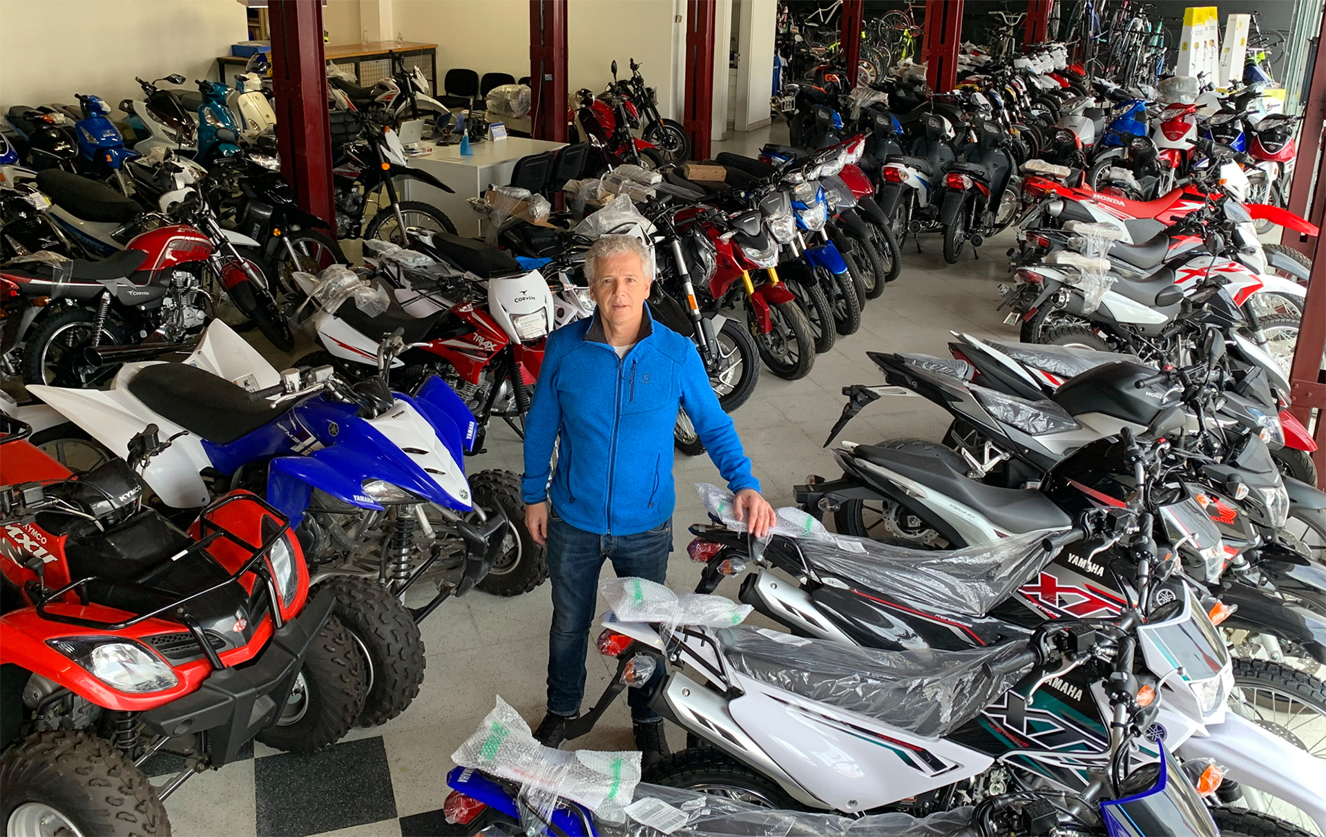 En las ciudades del interior, la explosión de ventas de las motos de baja cilindrada comenzó unos años antes de la pandemia