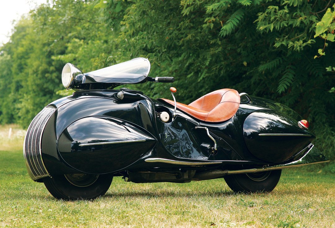 Moto del día: Henderson Streamliner - espíritu RACER moto