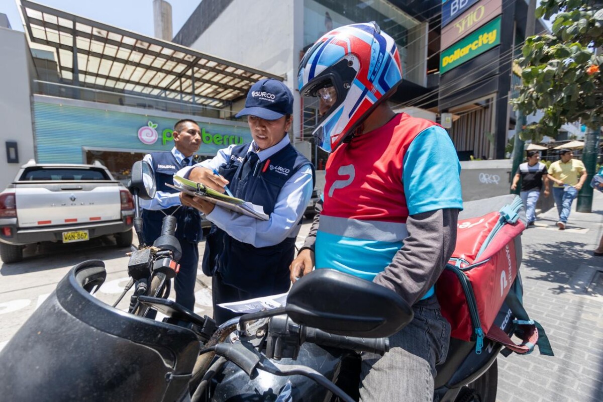 Municipalidad de Santiago de Surco impone más de 355 papeletas a conductores de motos delivery por no contar con registro para circular – Gato Encerrado