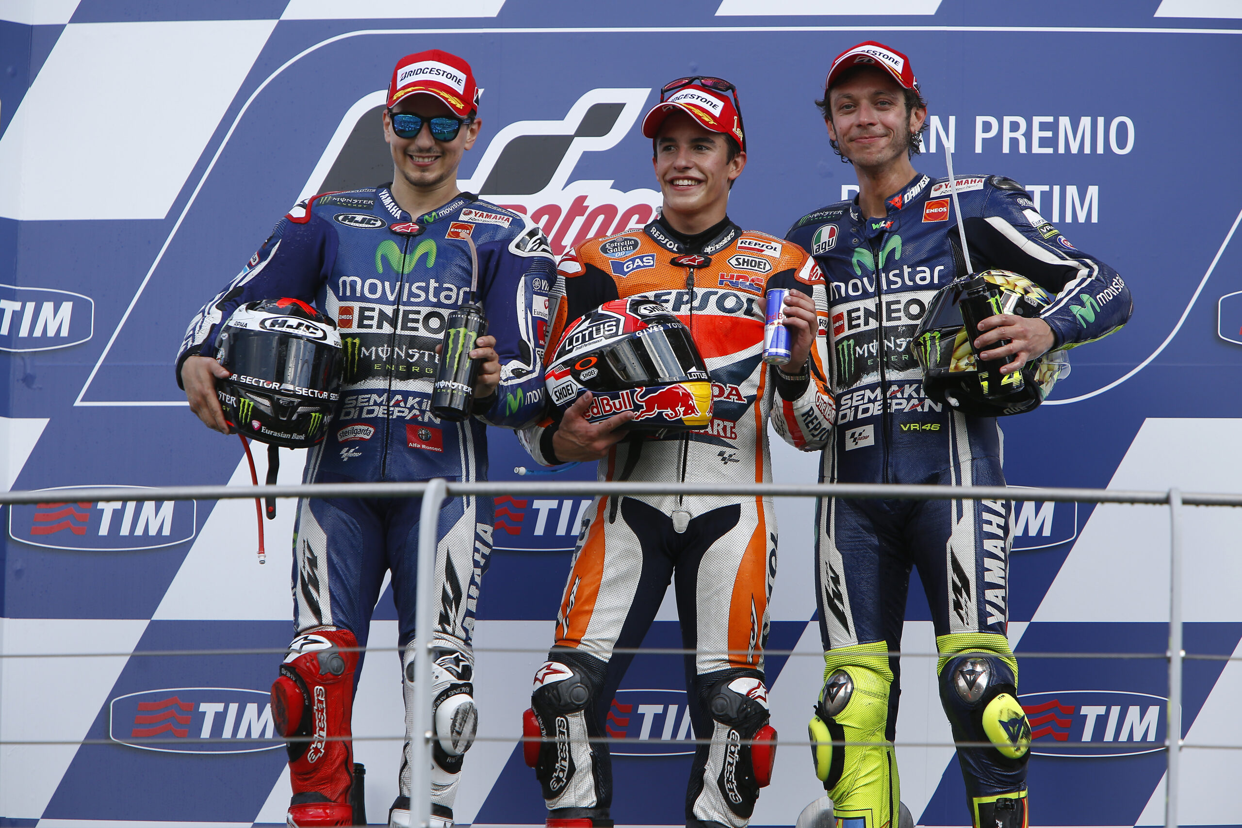 File:Jorge Lorenzo, Marc Márquez and Valentino Rossi 2014 Mugello.jpeg - Wikimedia Commons