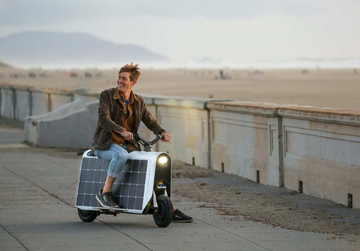 Nuevo Scooter Solar Aumenta Su Autonomía Sin Quemarte Las Piernas > Hasta  60 Km Sin Cargar