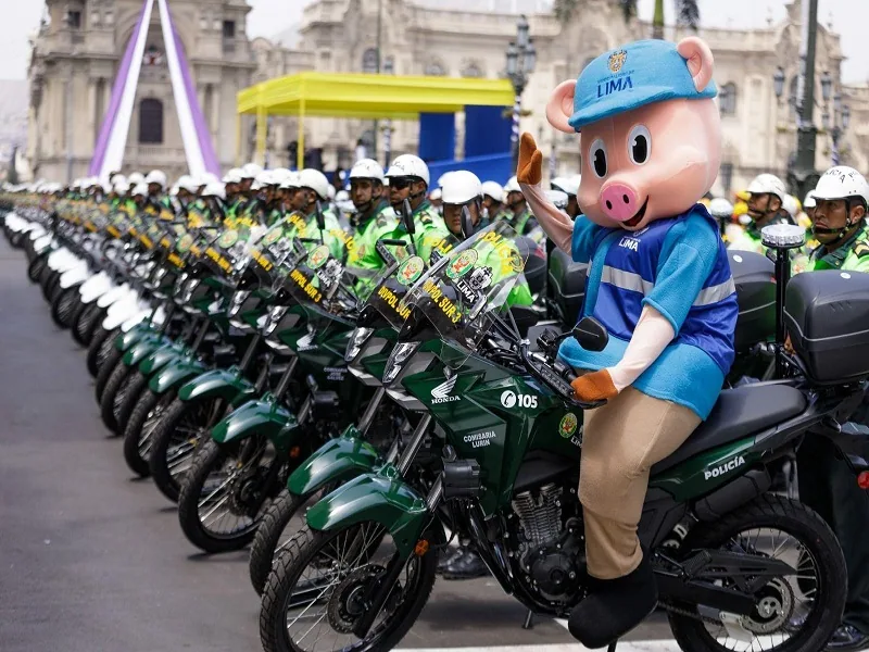 Municipalidad de Lima entrega 300 motos más a la ciudad - Peruinforma