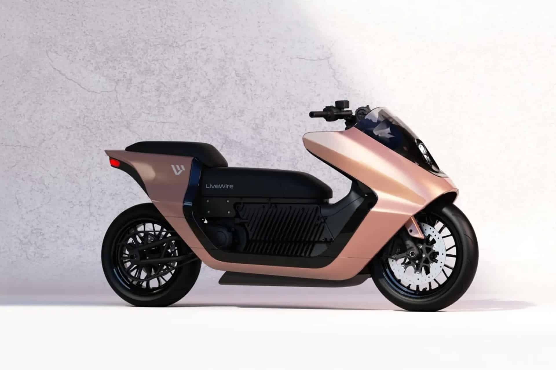 LiveWire presenta dos concepts de su primer maxi-scooter eléctrico con el apoyo de KYMCO