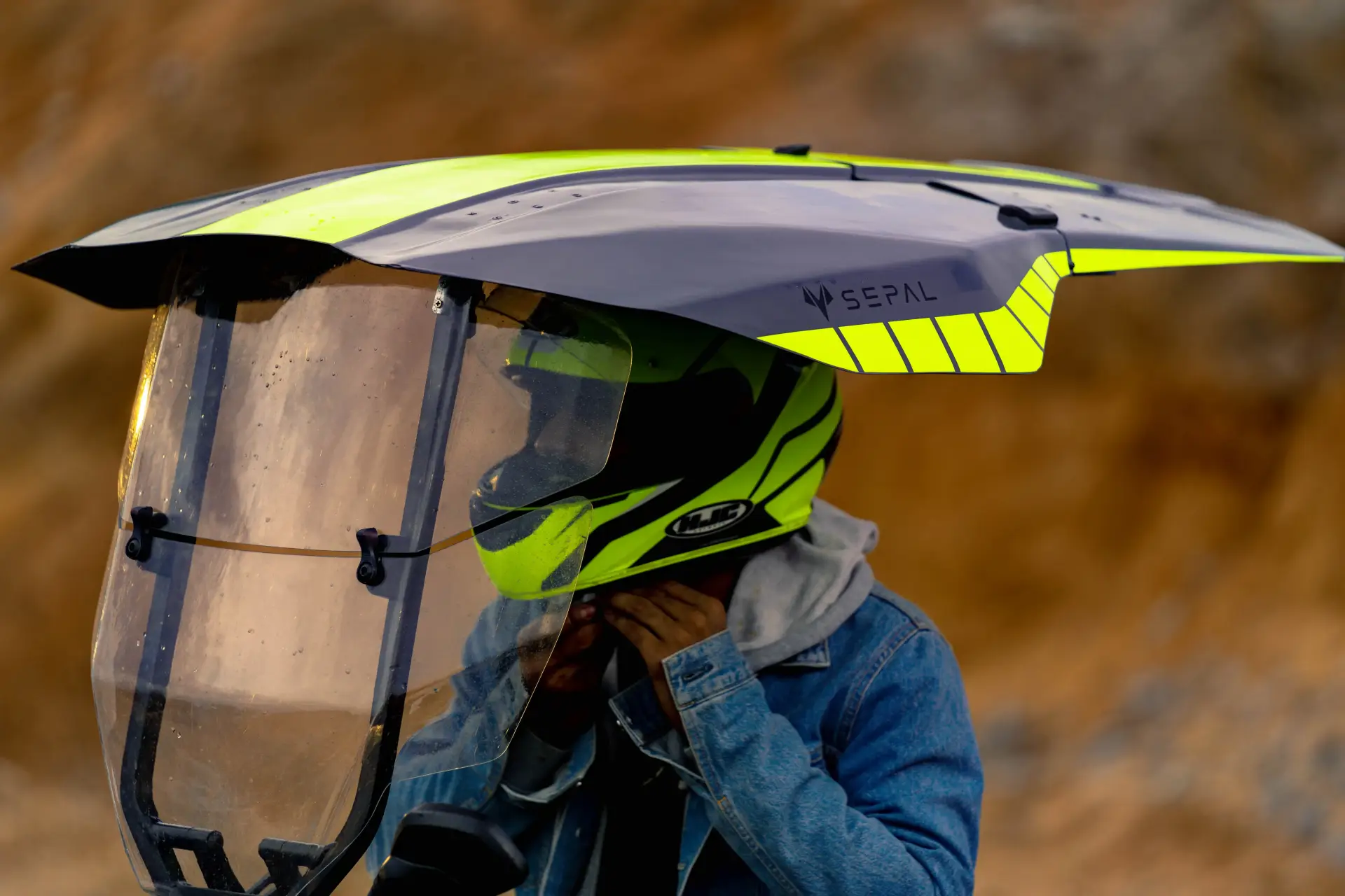 Sepal paraguas para moto