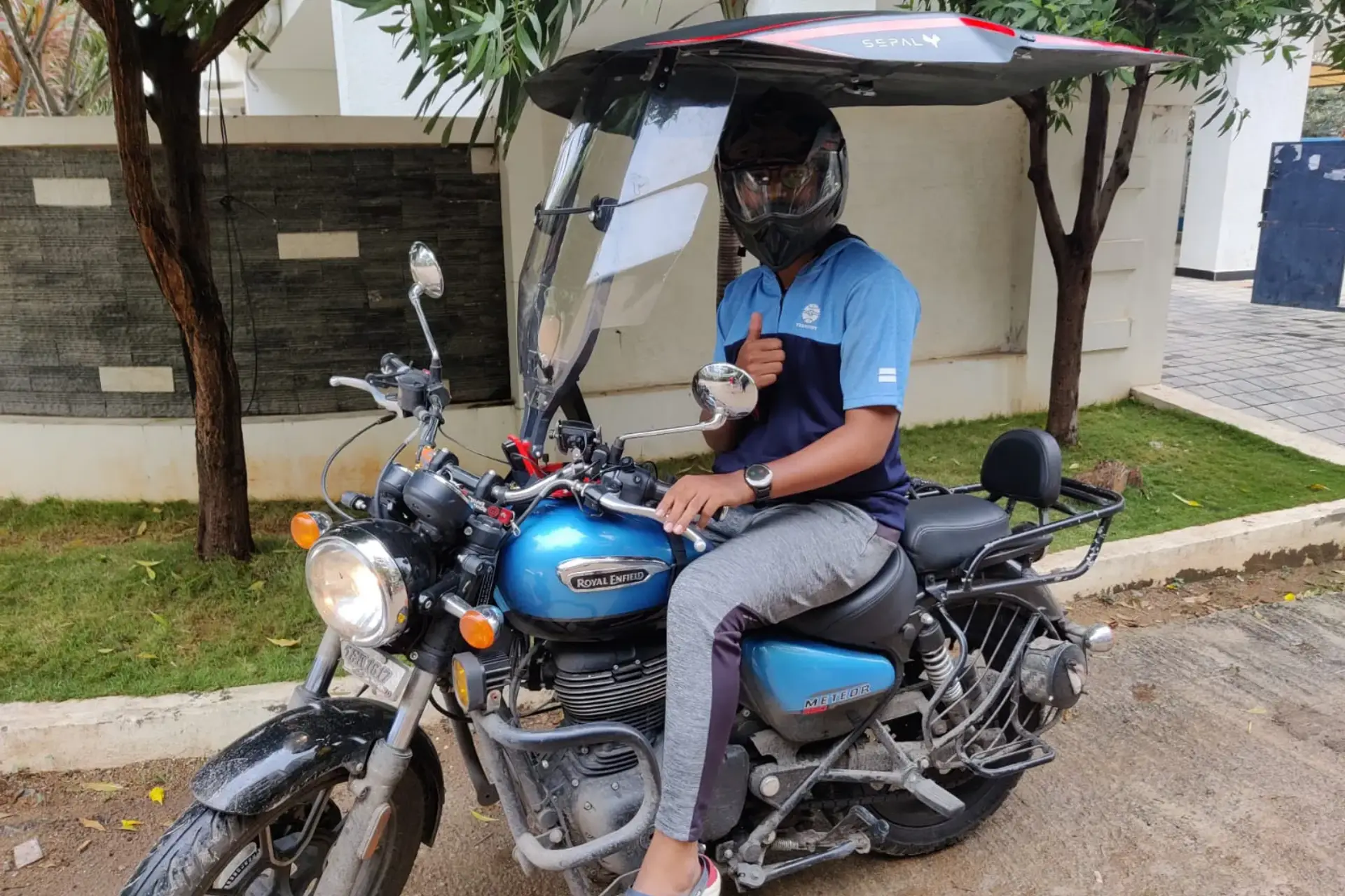 Sepal paraguas para moto