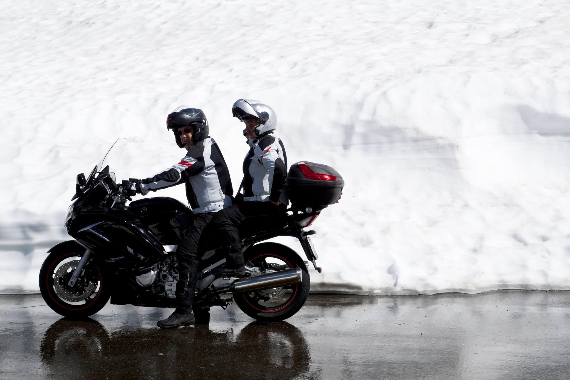 Motos eléctricas con el frío