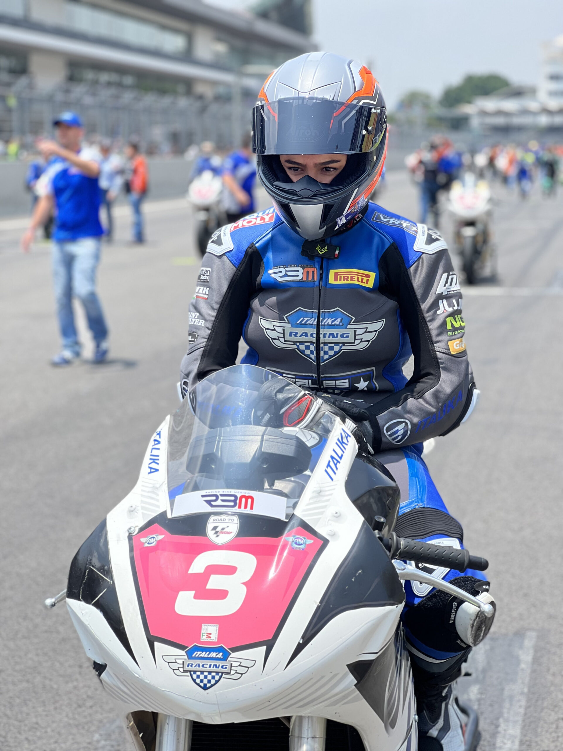 La exponente del motociclismo mexicano en Astrid Madrigal (Foto: cortesía ITALIKA)