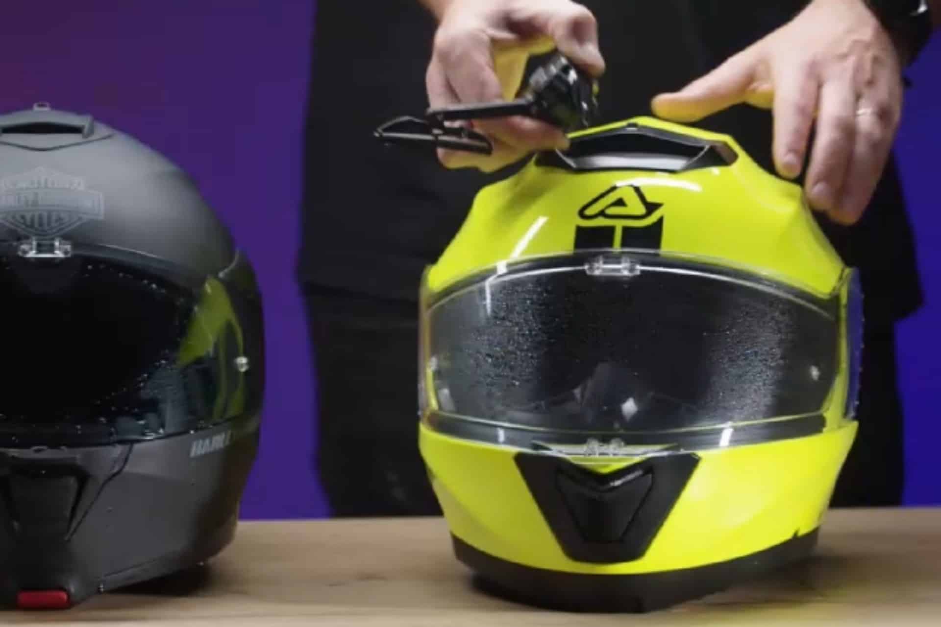 Pensabas que el limpiaparabrisas para casco quedó en nada? Pues no.  Bikerguard es la nueva versión disponible y más eficaz