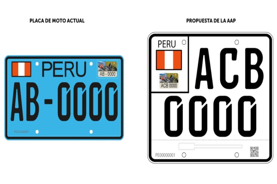 AAP propone placas de motos más grandes para mejorar fiscalización y  seguridad