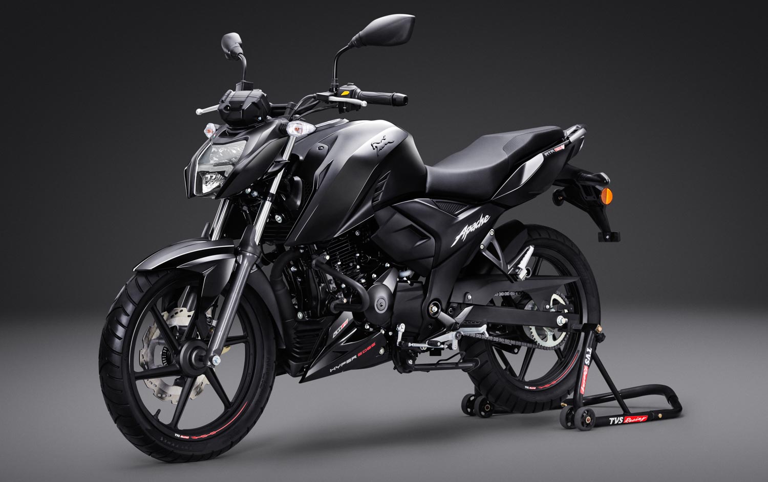 TVS Apache RTR 160 & 160 4V Black Edition Launched At Rs. 1.20 Lakh