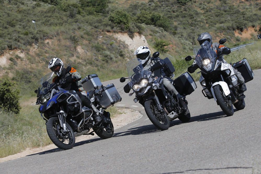 Comparativa: BMW R 1200 GS Adventure, KTM 1290 Superadventure, Triumph  Tiger Explorer XC